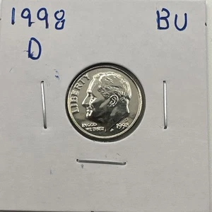 1998-D Roosevelt Dime BU (Brilliant Uncirculated) Denver Mint - Picture 1 of 3