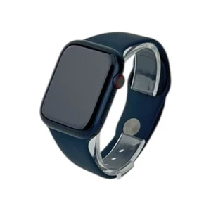 Apple Watch 7 Cellular Aluminium Midnight 45mm Sportowa bransoletka Midnight - Zdjęcie 1 z 7
