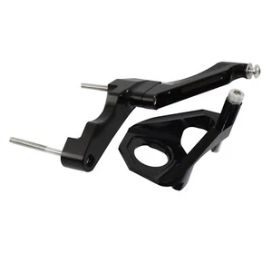 Black Steering Damper Bracket Holder For SUZUKI GSX-R600 01-05 GSX-R750 00-05 K1 - Picture 1 of 7