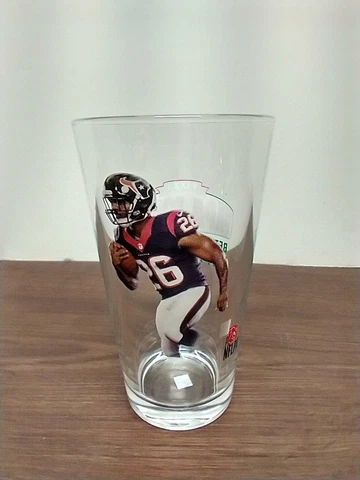 NFL Papa Johns Houston Texans Football Pint Beer Glass Cover