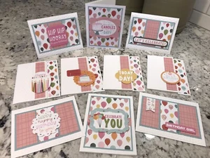 Handmade 10 Greeting Card Series ~ CHILD BIRTHDAY The Paper Hen - Picture 1 of 9