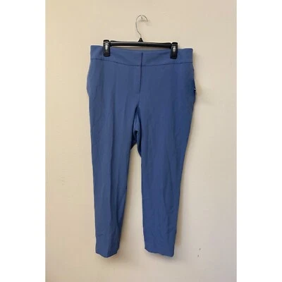 Pantalones de vestir para mujer Kasper Petite ajustados azules talla 12P nuevos con etiquetas Foto 1 de 4