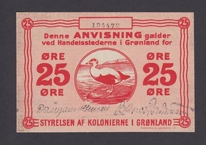 Groenlandia Styrelsen af Kolonierne i Gronland 25 horas 1913 UNC - Imagen 1 de 2