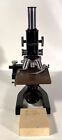 RARE+%26+Beautiful+1925+BAUSCH+%26+LOMB+Rochester+NY+Microscope+w%2FCAST+IRON+FRAME