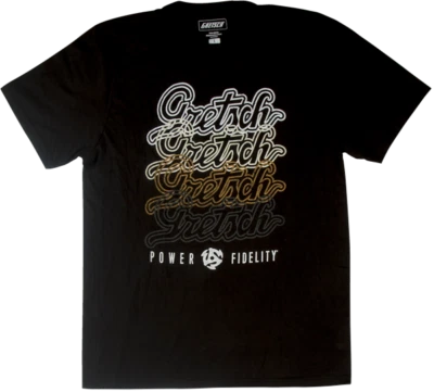  Gretsch Script Logo T-Shirt, Black Small Model #: 9227583406 - Image 1 of 3