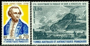 TAAF 1976 James Cook,Navigator,Ships,Penguins,Boat,Kerguelen Islands,Mi.111,MNH - Picture 1 of 2