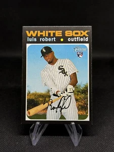 2020 Topps Heritage High Number LUIS ROBERT Base Set RC Rookie Card #512 - Bild 1 von 2