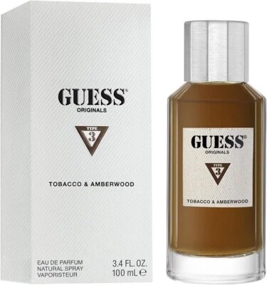 Tabaco y ámbar de Guess 3,4 oz. Eau de Parfum Hombre Nuevo Precintado Foto 1 de 2