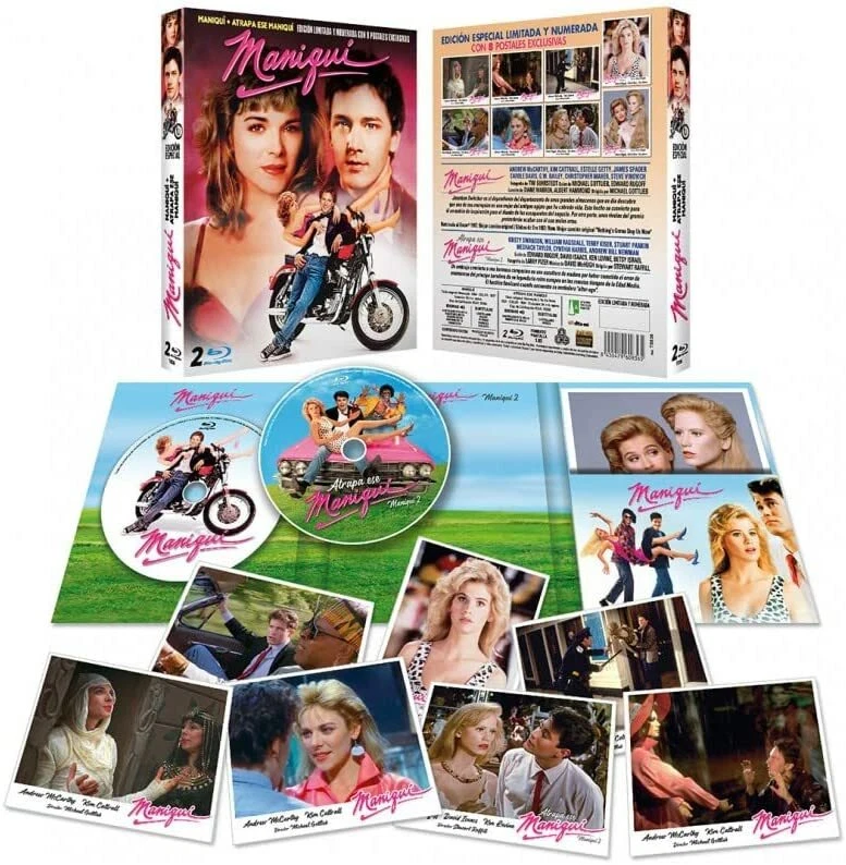 MANNEQUIN + MANNEQUIN 2: ON THE MOVE *Inc 8 Postcards* NEW Region B Blu-ray - Image 1 of 1
