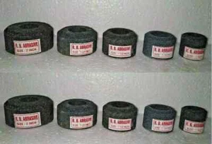 VALVE SEAT GRINDING STONES SET OF 10PCS SIOUXHOLDER 11/16"Thread 80 Grit. - Picture 1 of 10