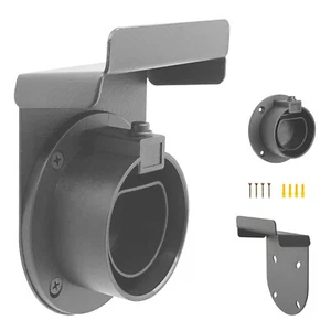 Sinpross Typ 2 Schuko/ Stecker Wandhalterung/Holder Set_ Stahl + Kunststoff - Bild 1 von 9