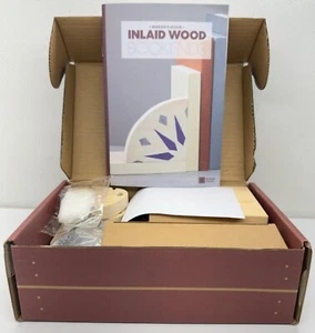 KiwiCo Maker Crate Build Your Own Inlaid Wood Bookends Kit OPEN BOX Educational - Picture 1 of 11