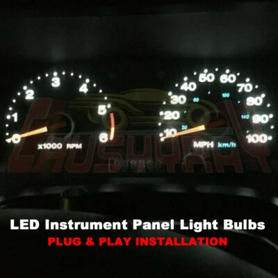 For 1997-2006 Jeep Wrangler TJ LED Gauge Instrument Cluster Kit - Image 1 of 3