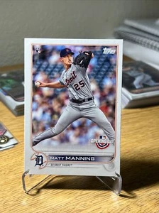 2022 Topps Opening Day Base #102 Matt Manning Detroit Tigers RC - Picture 1 of 2