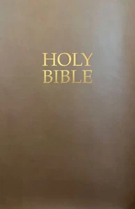 KJVER GIFT & AWARD HOLY BIBLE DELUXE EDITION-COFFE - Picture 1 of 1
