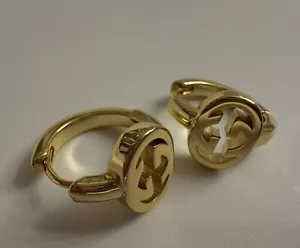 Gucci gold hoop earrings - Picture 1 of 11