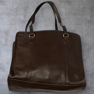 Coach Vintage 90’s  Dark Brown Tribeca Compartment Tote Bag A9P-9872 - Read - Picture 1 of 12