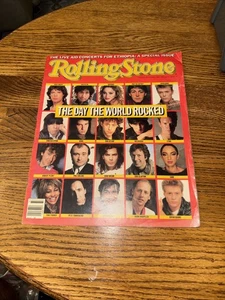 Rolling Stone Magazine #454 August 1985 Live Aid Issue Ethiopia The World Rocked - Picture 1 of 16