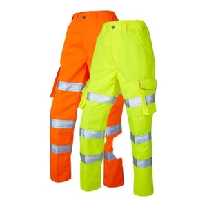 Leo Workwear Pennymoor Leo Ecoviz Womens Poly/Cotton Cargo Trouser - Picture 1 of 3