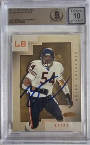 2001 Fleer Showcase #31 Brian Urlacher Graded Beckett 10 Autographed - Picture 1 of 2