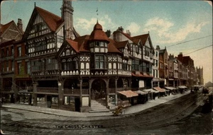 The Cross Chester England vintage postcard c1910 k415 - Picture 1 of 2