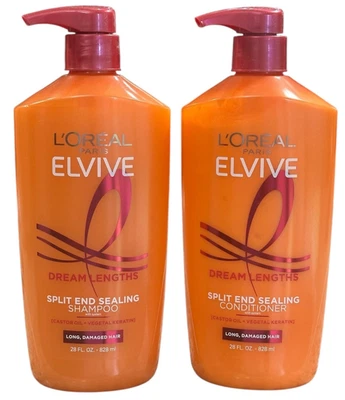 L'Oreal Paris Elvive Dream Lengths Shampoo & Conditioner Kit 28 fl oz (Set of 2) - Image 1 of 4