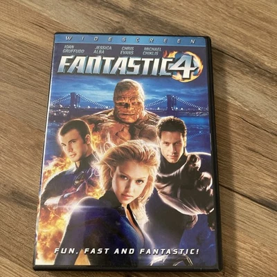 Fantastic 4 Movie 2005 Jessica Alba DVD Marvel Full Screen Fantastic Four Evans Foto 1 de 3