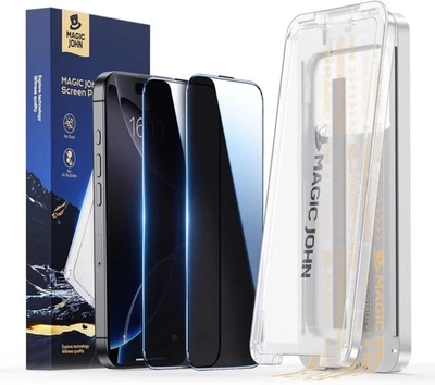 MAGIC JOHN 3rd Gen Upgraded for iPhone 16 Pro Max Privacy Screen Protector 6.9 I - image 1 of 4