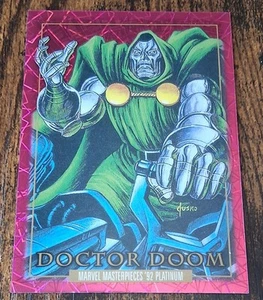 2024 Marvel Masterpieces '92 Platinum DOCTOR DOOM PINK LASERS 🔥 - Picture 1 of 6