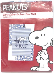 Peanuts "Snoopy" Geschirrtücher 3er Set ca. 50x70cm - Bild 1 von 2