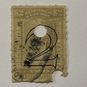 Francobollo documentario da 2 dollari US Internal Revenue Service  - Foto 1 di 1