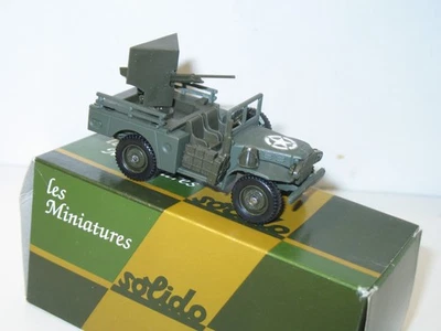 SOLIDO, Camion 4X4 DODGE WC 52 Con Un Canone 35 Mm Scudo Militare - Immagine 1 di 4