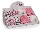 NICI Auswahl Plüsch Love Brief, Herz, Panda, Schmetterling