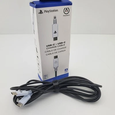 PowerA USBC2CAD 10 pies. Cable de carga USB-C a USB-C para PS5 Foto 1 de 4