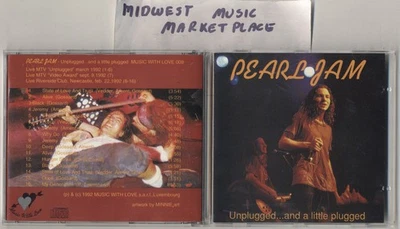 Pearl Jam - Unplugged...and a little plugged - MINT Import CD - MTV + Newcastle - Image 1 of 2