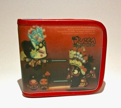 Portefeuille vintage rouge Pucca & Garu drôle amour thème opéra traditionnel chinois  - Photo 1/4