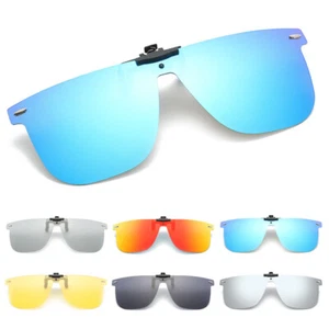 Polarized Clip On Sunglasses Stylish Rimless Sunglasses for Prescription Glasses - Picture 1 of 22