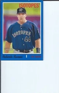 Roberto Ramos 2019 Topps Heritage Minors Blue Parallel #ed / 99 - Picture 1 of 2