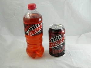 Mountain Dew Code Red descontinuada botella completa de 20 oz lata de 12 oz nueva MTN - Imagen 1 de 12