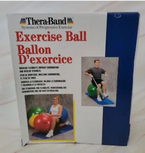 Thera-Band Pro Series SCP Exercise Ball, Blue 75cm, for 6'1"-6’3” person