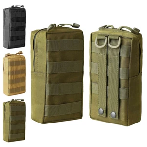 Tactical Molle Pouch EDC Belt Waist Pack Bag Multi-purpose Phone Utility Pocket - Picture 1 of 15