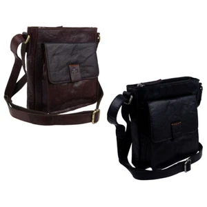 Rowallan of Scotland Leather Small Zip Top Cross Body Bag Espana Collection - Picture 1 of 16