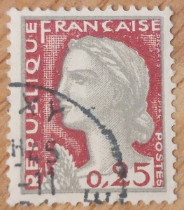 France π«π· 0,25 F, 25 Cents Postage Stamp, SG: FR 1494, Type 1 - Picture 1 of 2