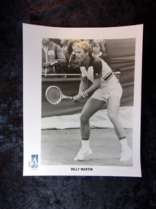 Vintage 1970's-80's Billy Martin Tennis B/W 8 x 10 Press Photo 060 - Picture 1 of 1