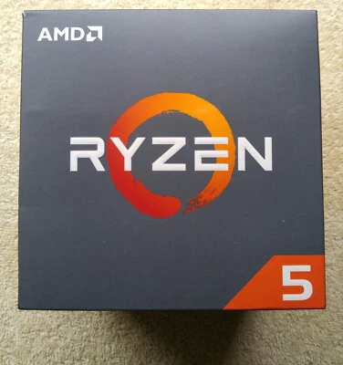 AMD Ryzen 5 2600X Processor CPU - Wraith Spire Cooler - 3.6 GHz Base New In Box - Image 1 of 4