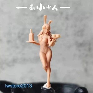 1/64 Miniature Bar Rabbit Girl Cartoon Character Scene Prop Stereoscopic Model - Picture 1 of 3