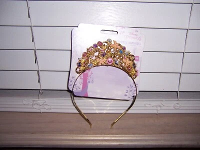 Disney Princesa Esmaltado Metal Disfraz Diadema Tiara RAPUNZEL Enredado Niño Niño Foto 1 de 3