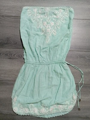 Vestido feminino CYNTHIA ROWLEY adulto X-pequeno lantejoulas bordado tubo de cordão - Imagem 1 de 4