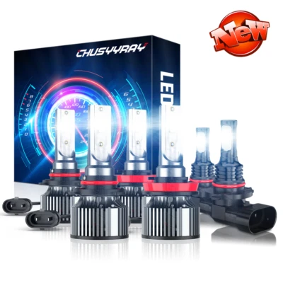 Faro LED haz alto/bajo para Acura MDX 2004 2005 2006 6X + bombillas antiniebla Foto 1 de 4