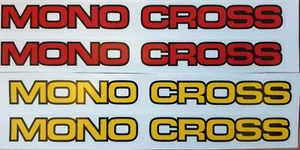 YAMAHA XT DT TT TDR MONOCROSS MONO CROSS DECAL KIT (PAIR) LAMINATED - Picture 1 of 1